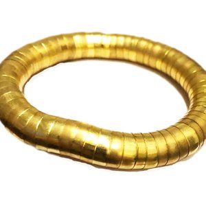 Gold Snake Bendable Bracelet